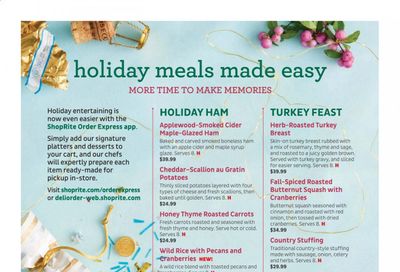ShopRite (CT, DE, MD, NJ, NY, PA) Weekly Ad Flyer December 6 to January 2