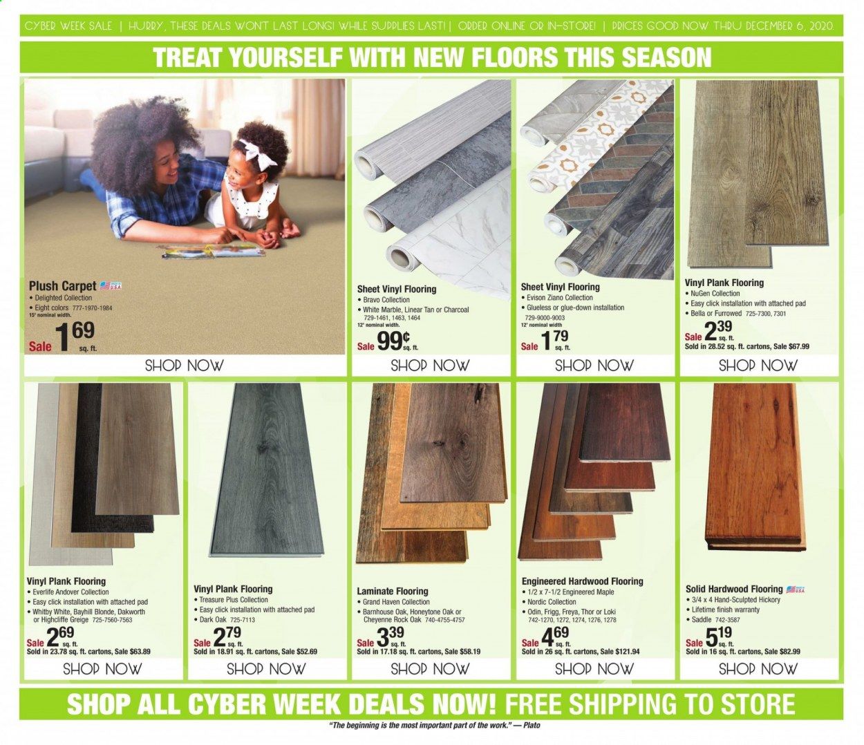 Menards Weekly Ad Flyer November 30 to December 6