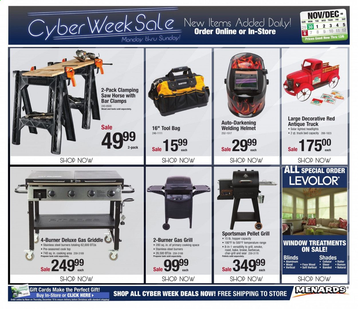 Menards Weekly Ad Flyer November 30 to December 6