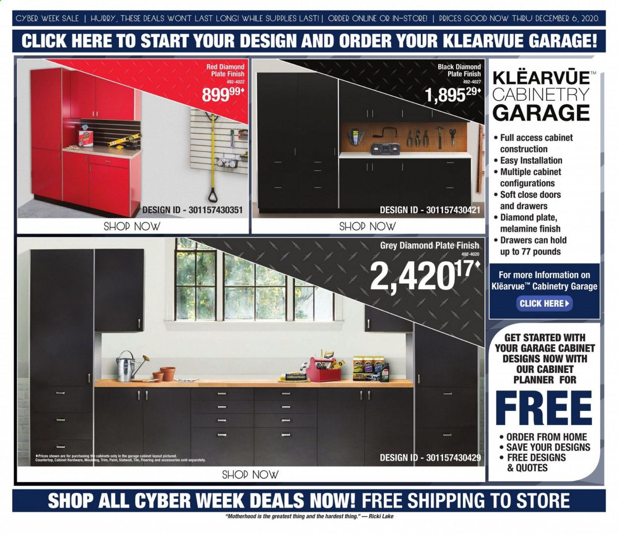 Menards Weekly Ad Flyer November 30 to December 6
