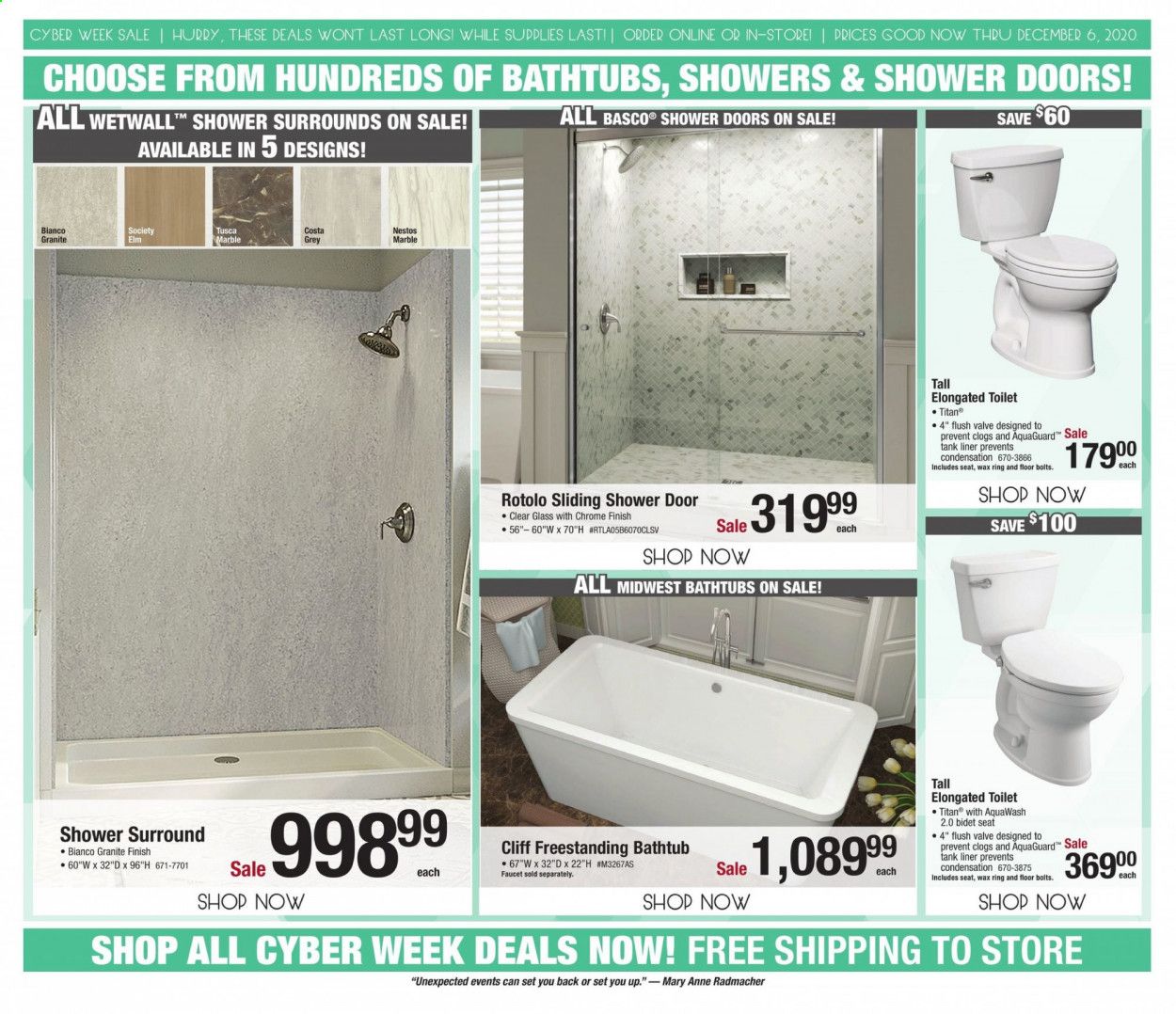 Menards Weekly Ad Flyer November 30 to December 6