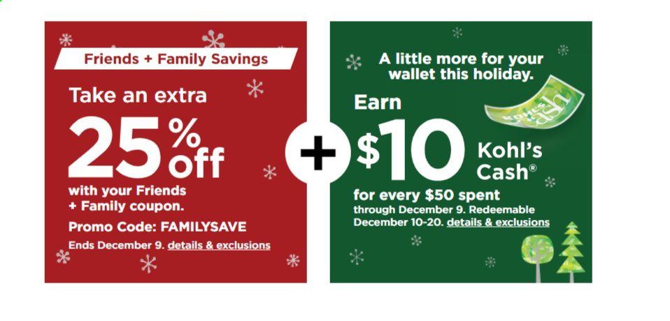 Kohl's Weekly Ad Flyer December 4 to December 9