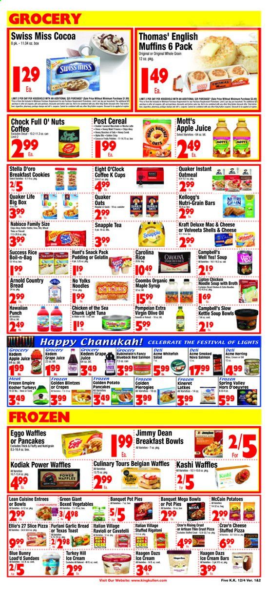 King Kullen Weekly Ad Flyer December 4 to December 10