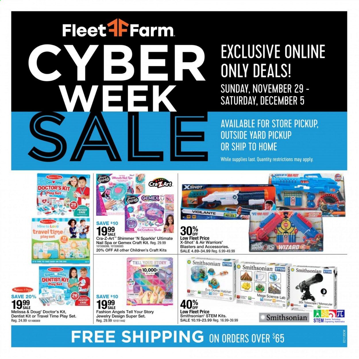 Fleet Farm Weekly Ad Flyer December 1 to December 5
