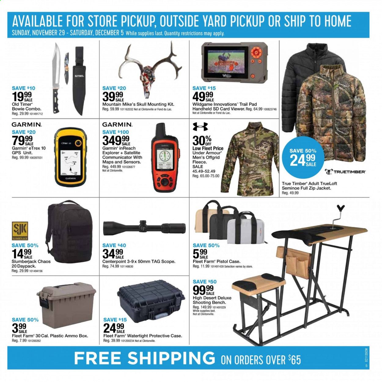 Fleet Farm Weekly Ad Flyer December 1 to December 5