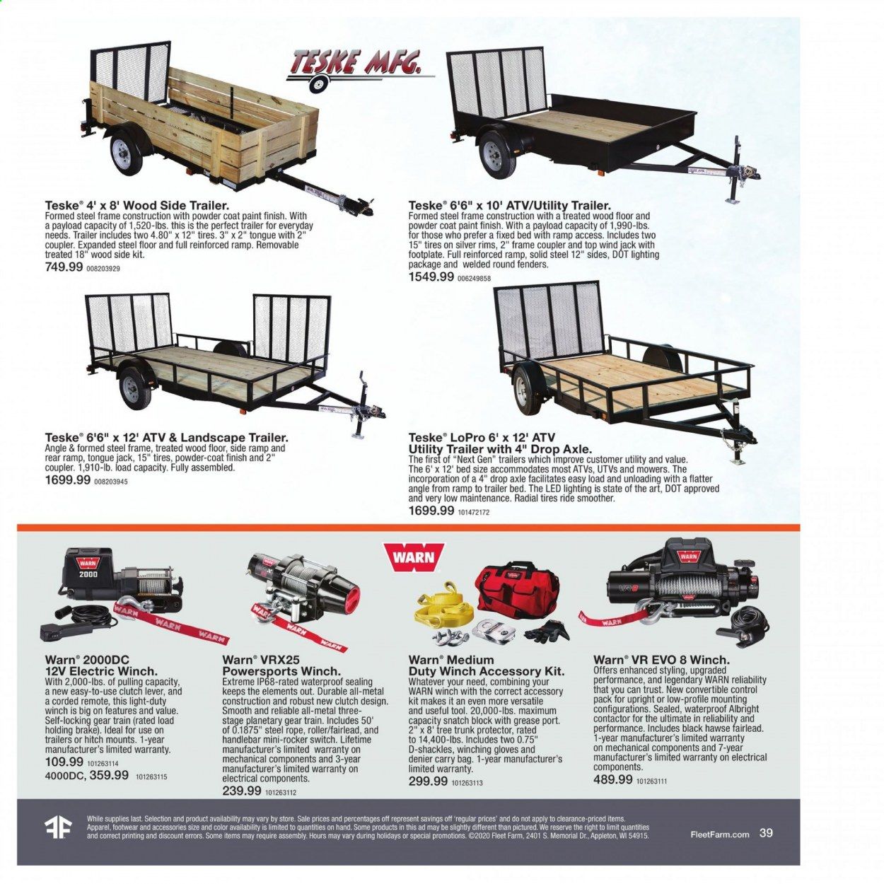 Fleet Farm Weekly Ad Flyer December 1 to February 13