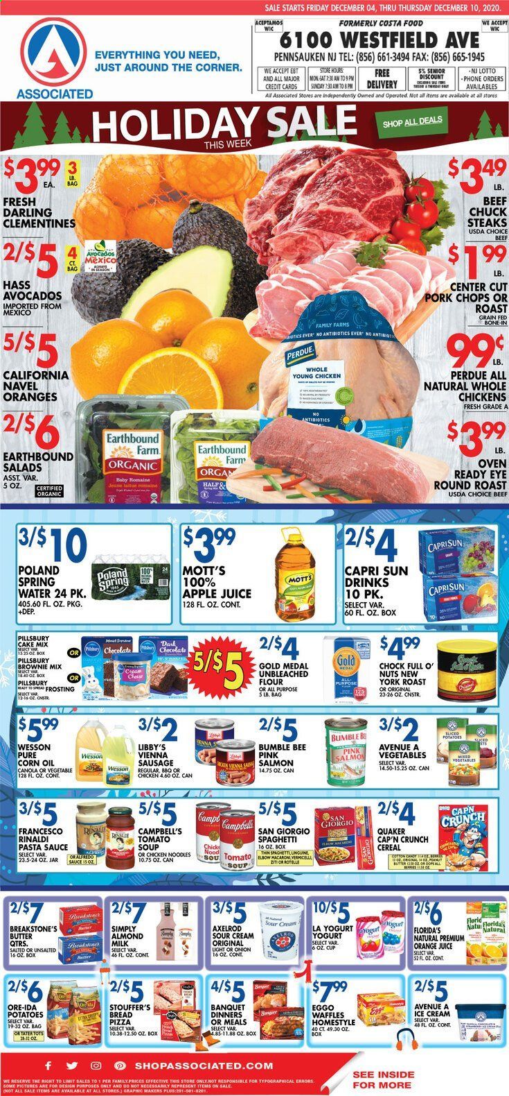 Associated Supermarkets Weekly Ad Flyer December 4 to December 10