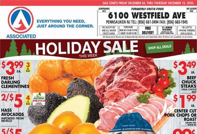 Associated Supermarkets Weekly Ad Flyer December 4 to December 10
