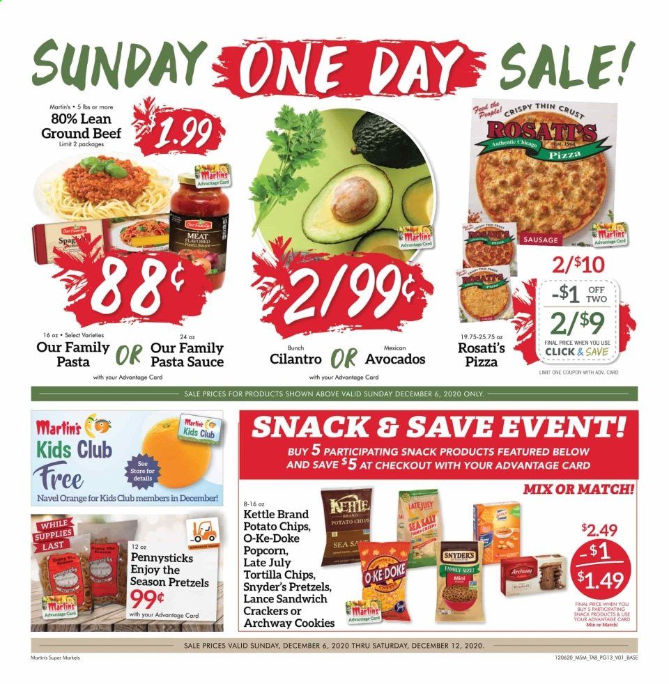 Martin’s Weekly Ad Flyer December 6 to December 12