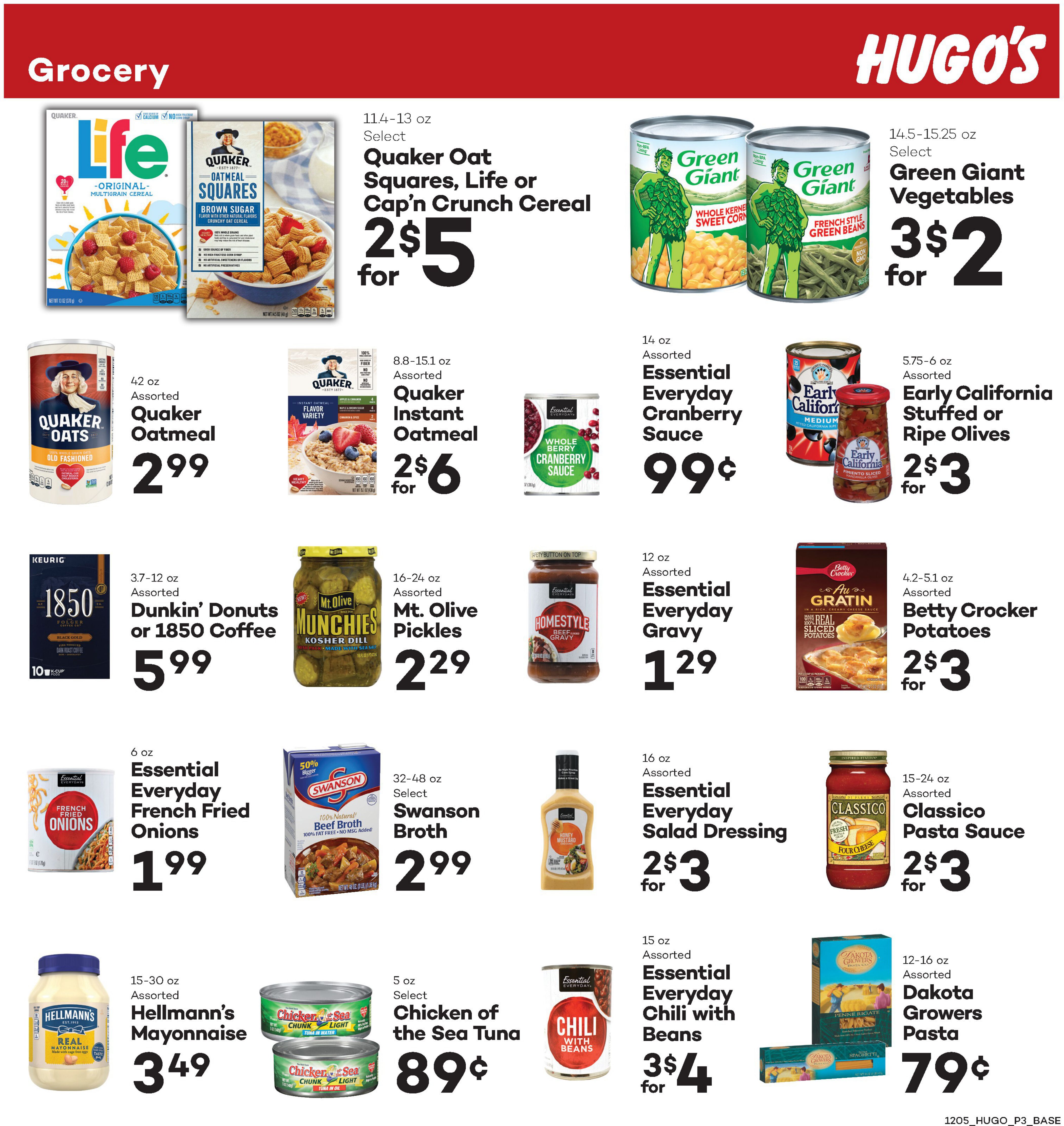 Hugo's Family Marketplace Holiday Weekly Ad Flyer December 5 to December 11, 2020