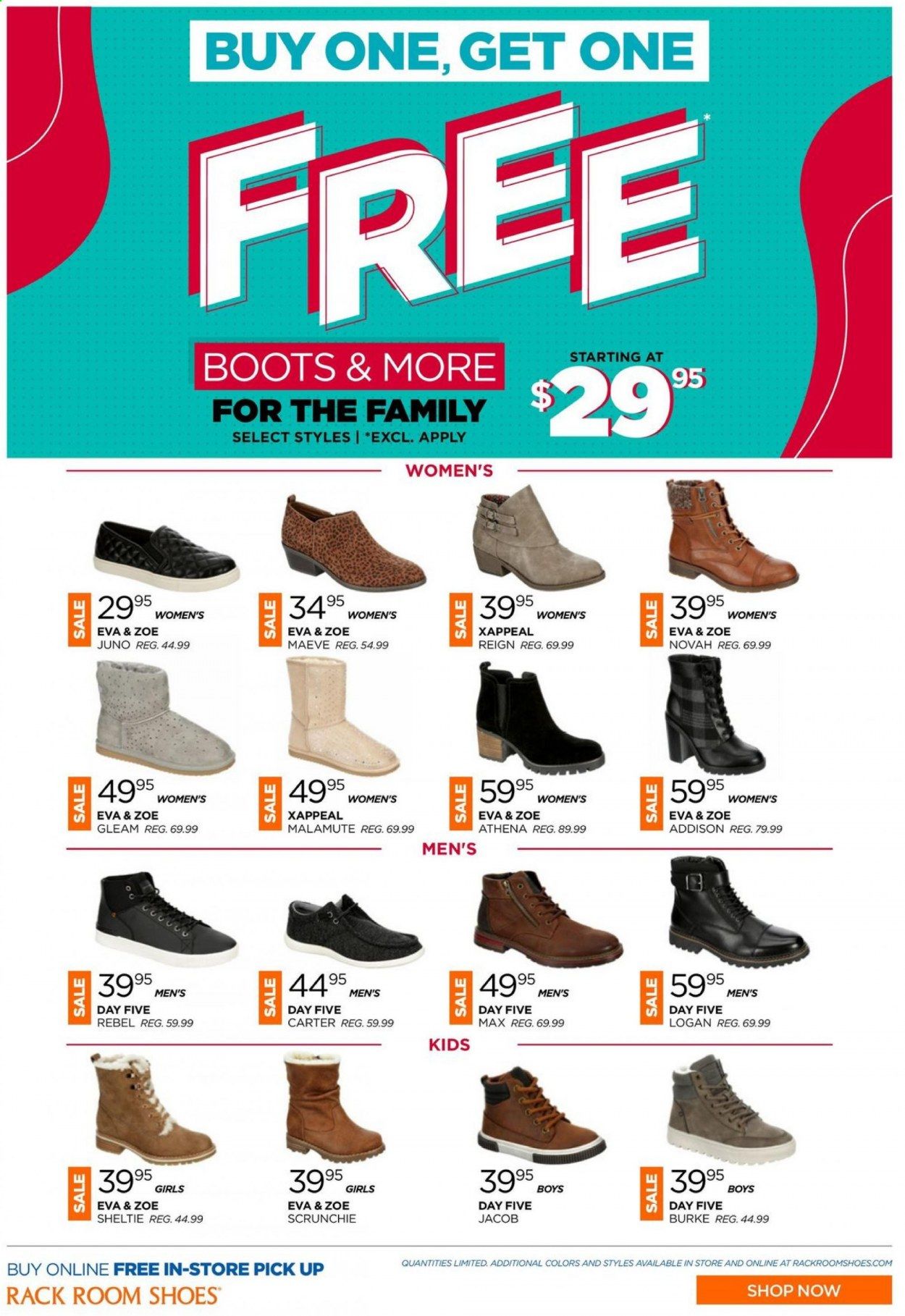 Rack Room Shoes Weekly Ad Flyer December 4 to December 26