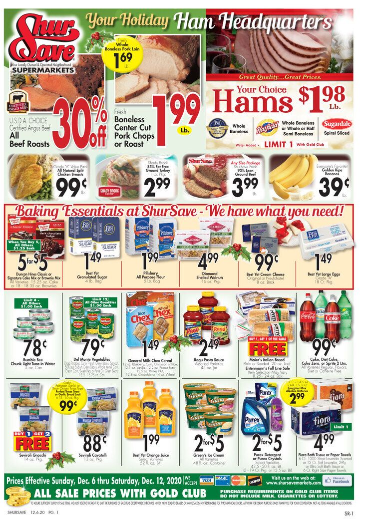 Gerrity's Supermarket Holiday Weekly Ad Flyer December 6 to December 12, 2020