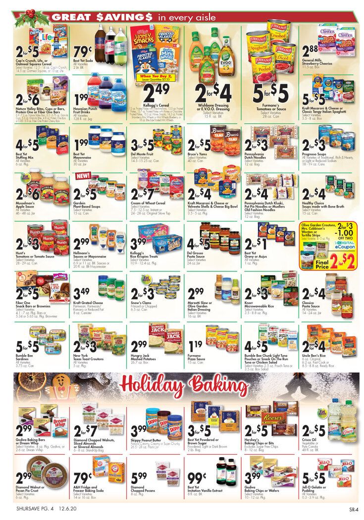 Gerrity's Supermarket Holiday Weekly Ad Flyer December 6 to December 12, 2020