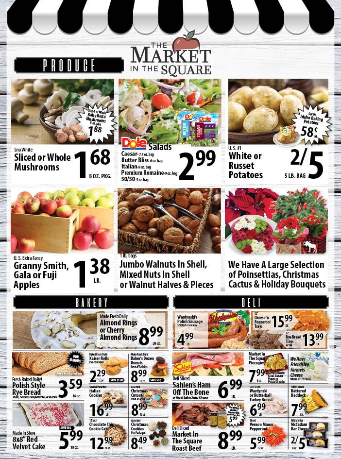 The Market In The Square Holiday Weekly Ad Flyer December 6 to December 12, 2020