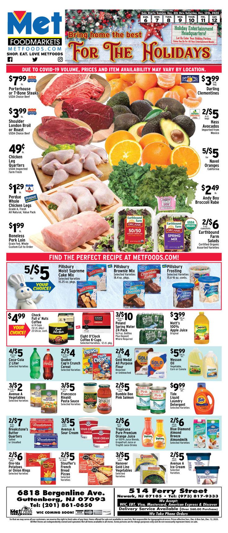 Met Foodmarkets Weekly Ad Flyer December 6 to December 12, 2020