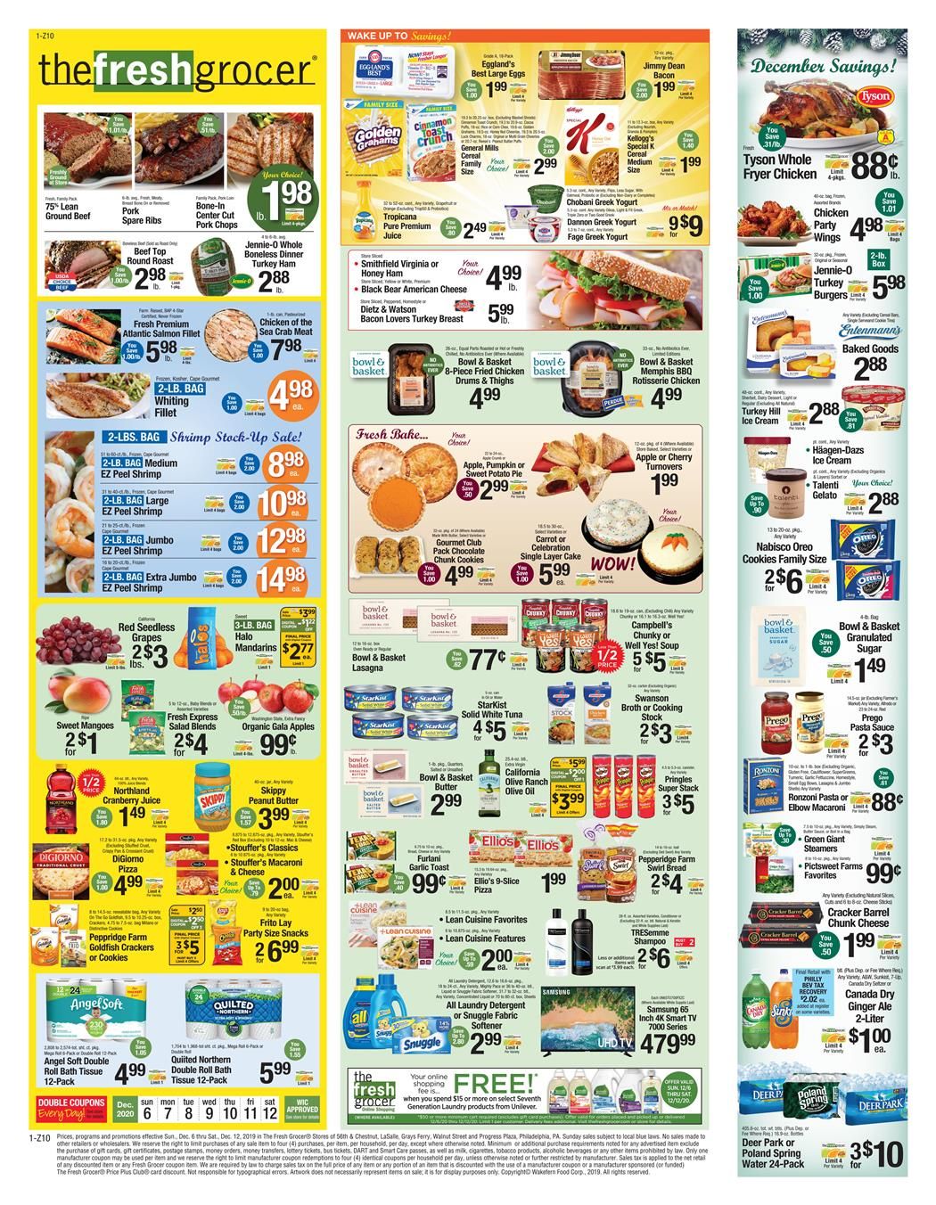 The Fresh Grocer Weekly Ad Flyer December 6 to December 12, 2020