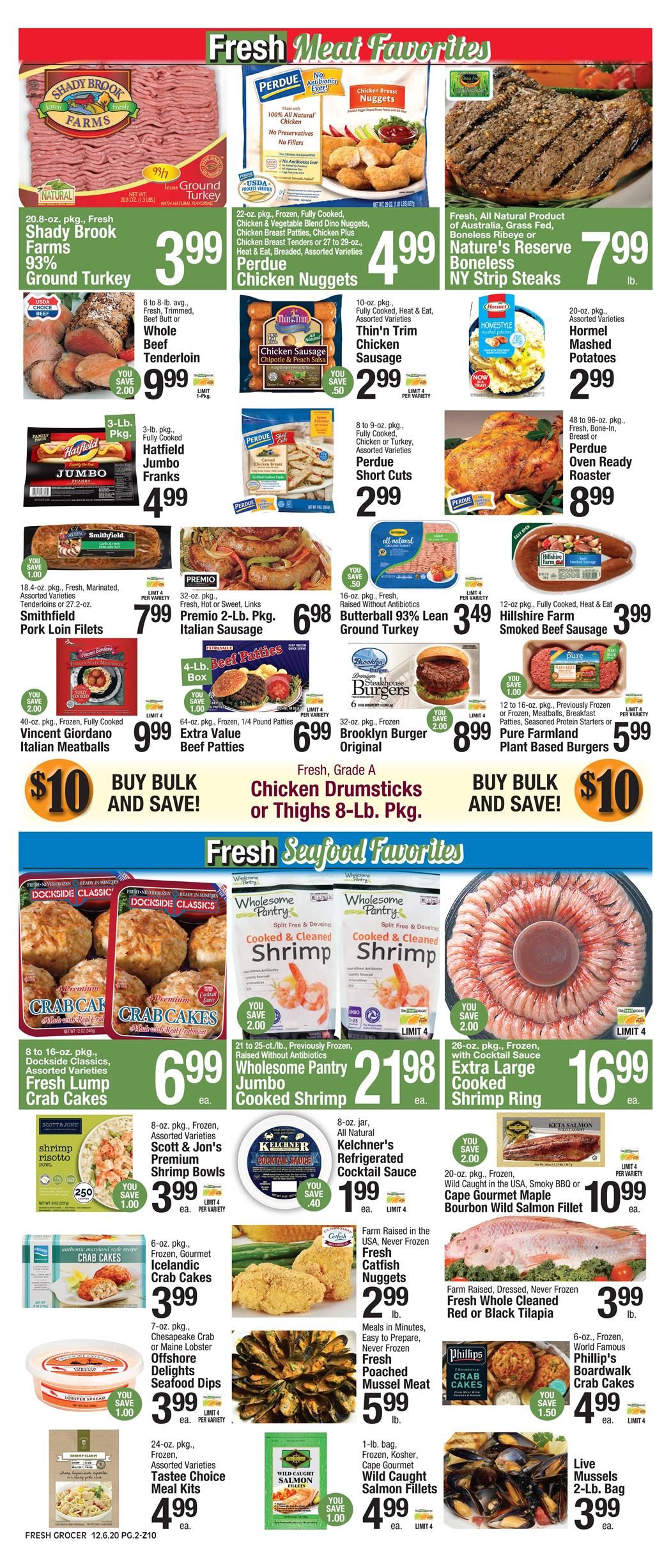 The Fresh Grocer Weekly Ad Flyer December 6 to December 12, 2020