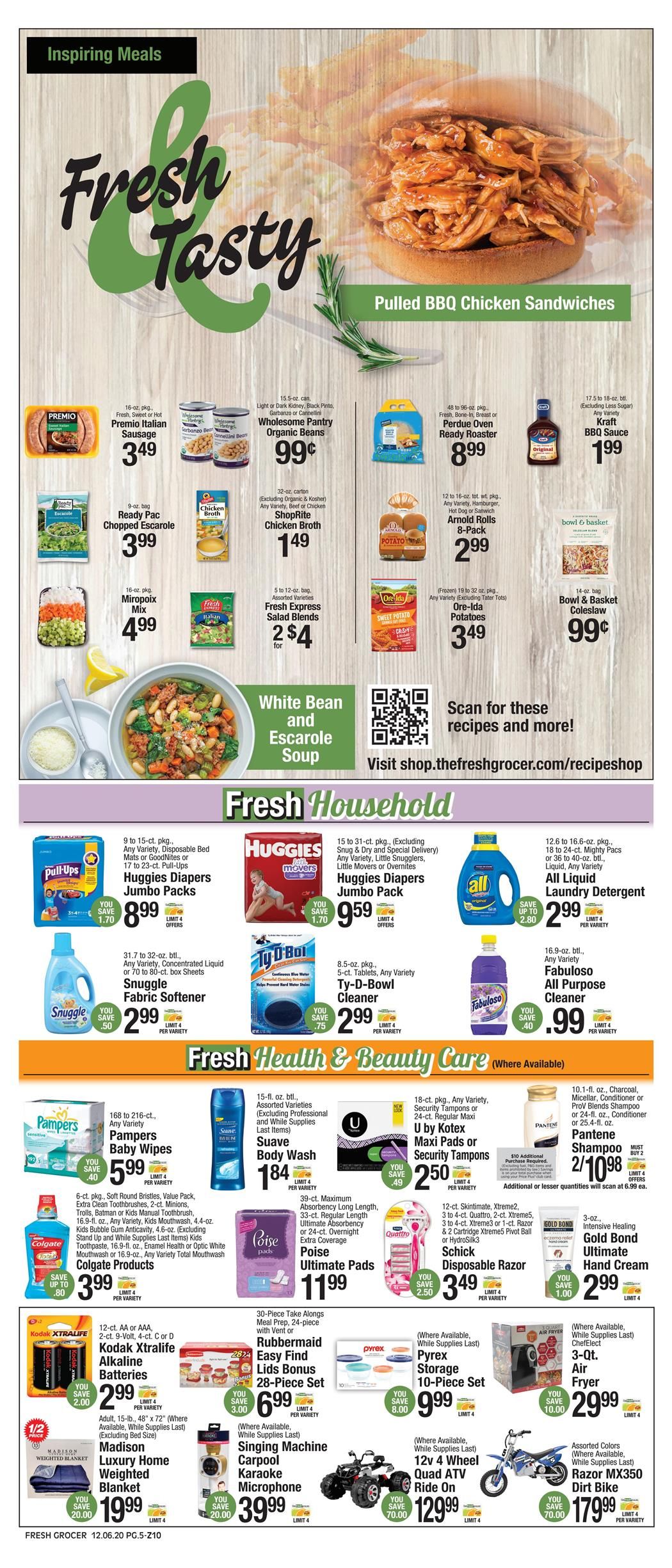 The Fresh Grocer Weekly Ad Flyer December 6 to December 12, 2020