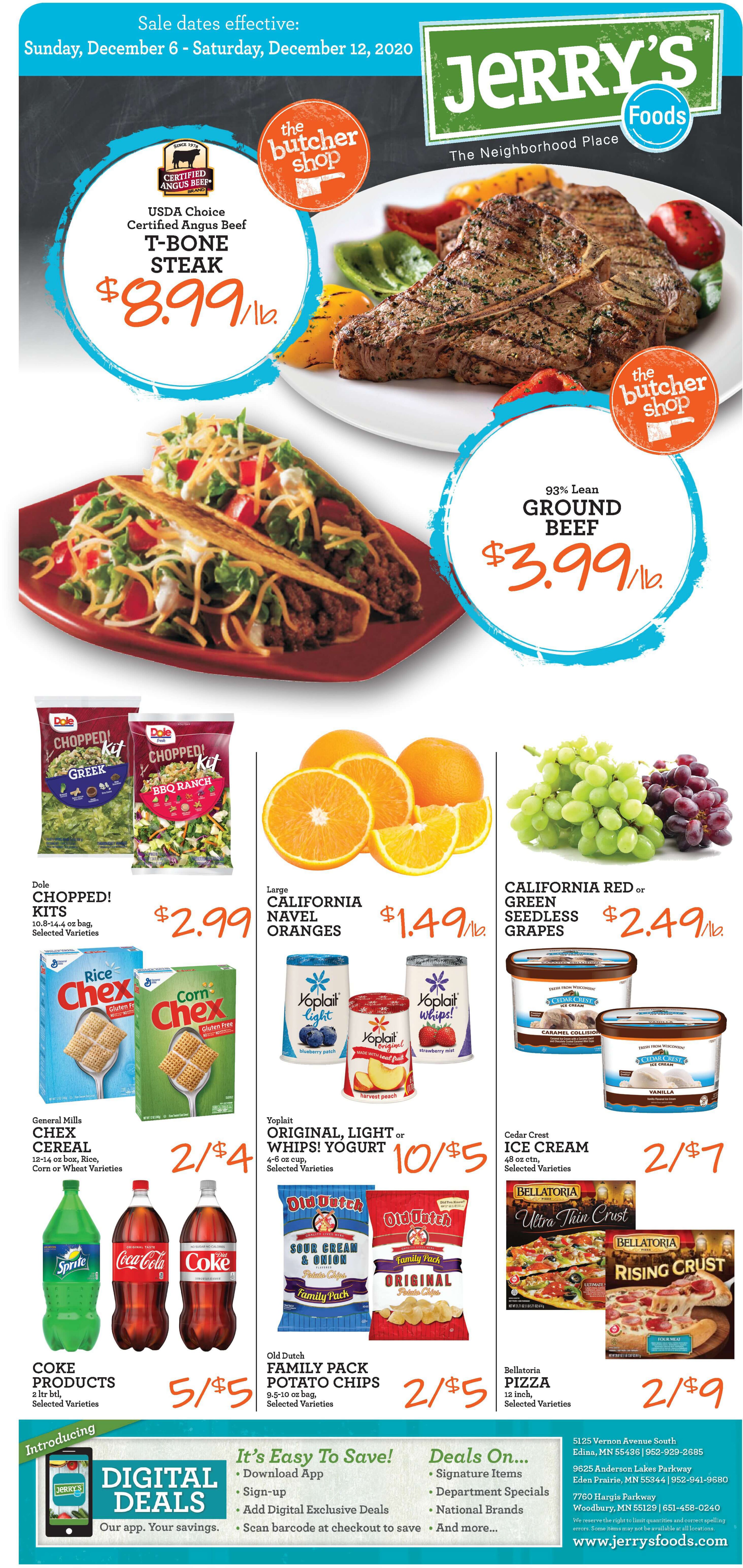 Jerry's Foods Holiday Weekly Ad Flyer December 6 to December 12, 2020