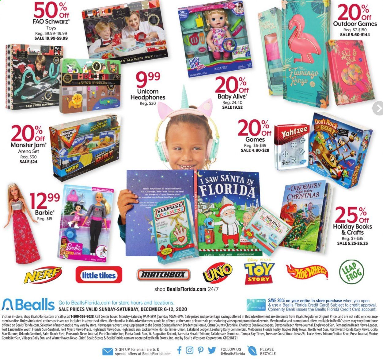 Bealls Florida Weekly Ad Flyer December 6 to December 12
