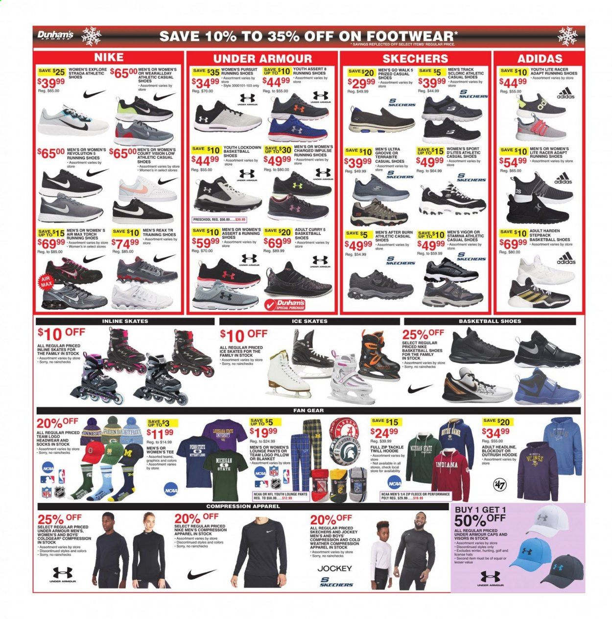 Dunham's Sports (MI, PA, WI) Weekly Ad Flyer December 5 to December 10