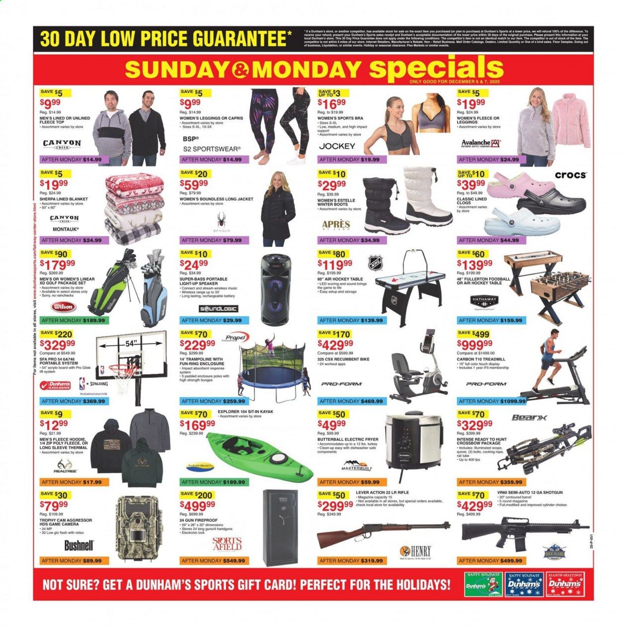 Dunham's Sports Weekly Ad Flyer December 5 to December 10