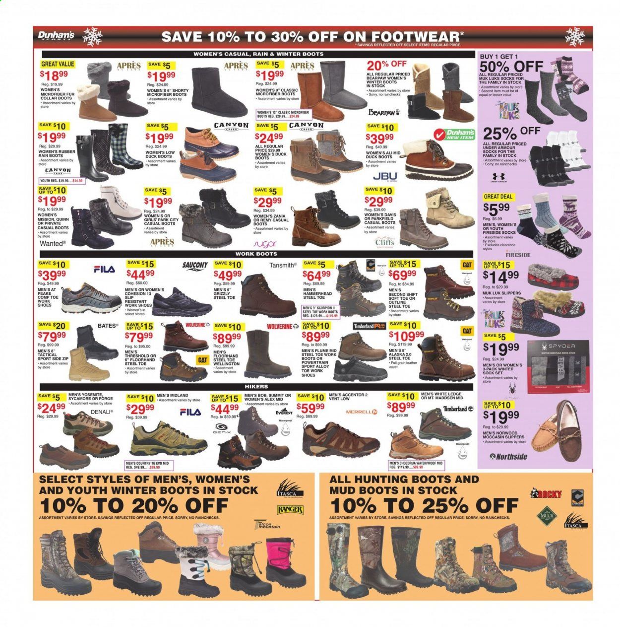 Dunham's Sports Weekly Ad Flyer December 5 to December 10