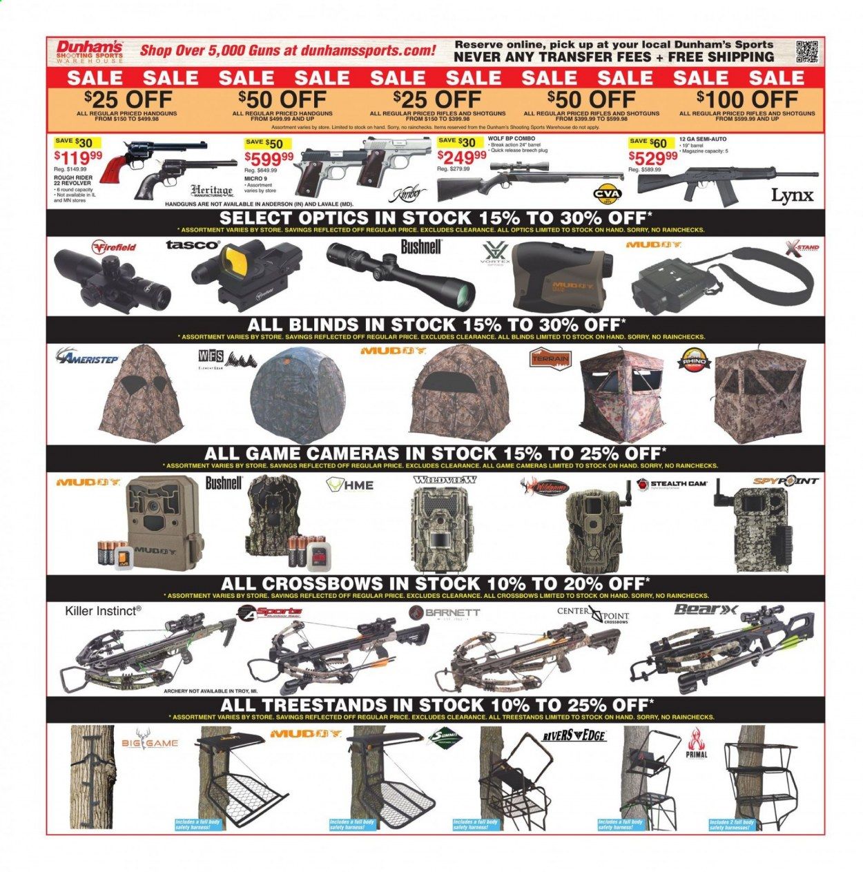 Dunham's Sports (PA) Weekly Ad Flyer December 5 to December 10