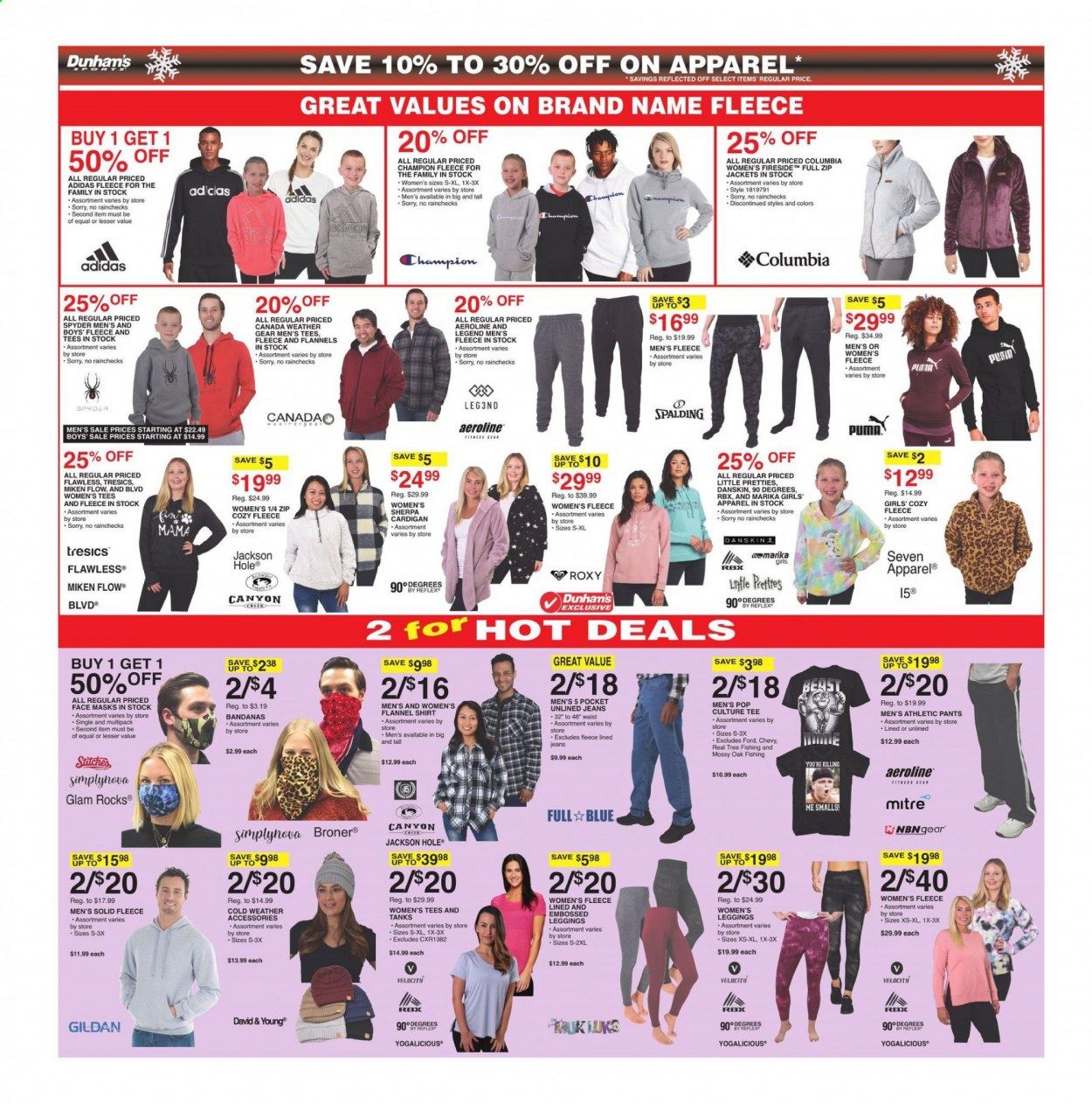 Dunham's Sports (PA) Weekly Ad Flyer December 5 to December 10