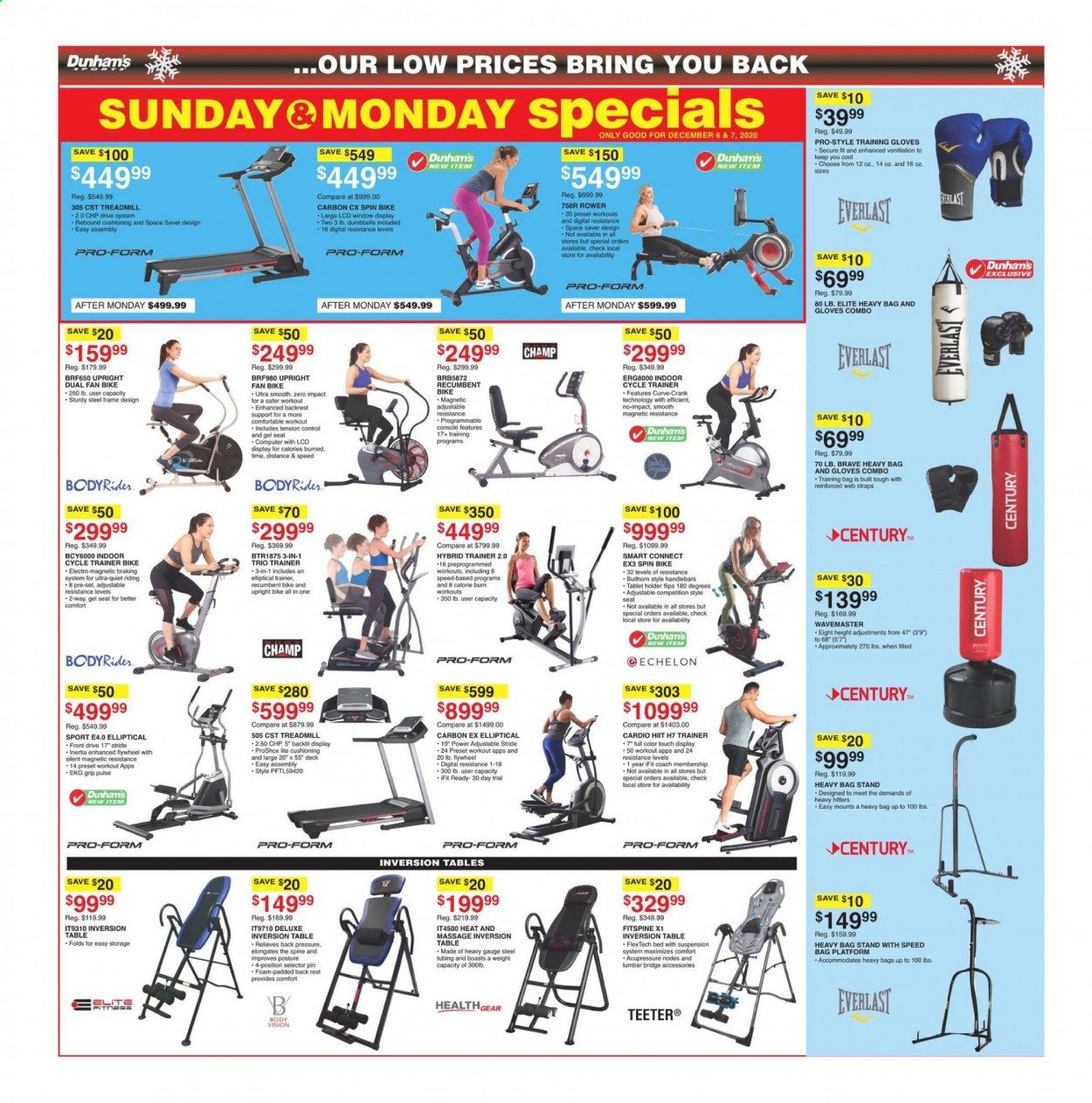 Dunham's Sports (PA) Weekly Ad Flyer December 5 to December 10