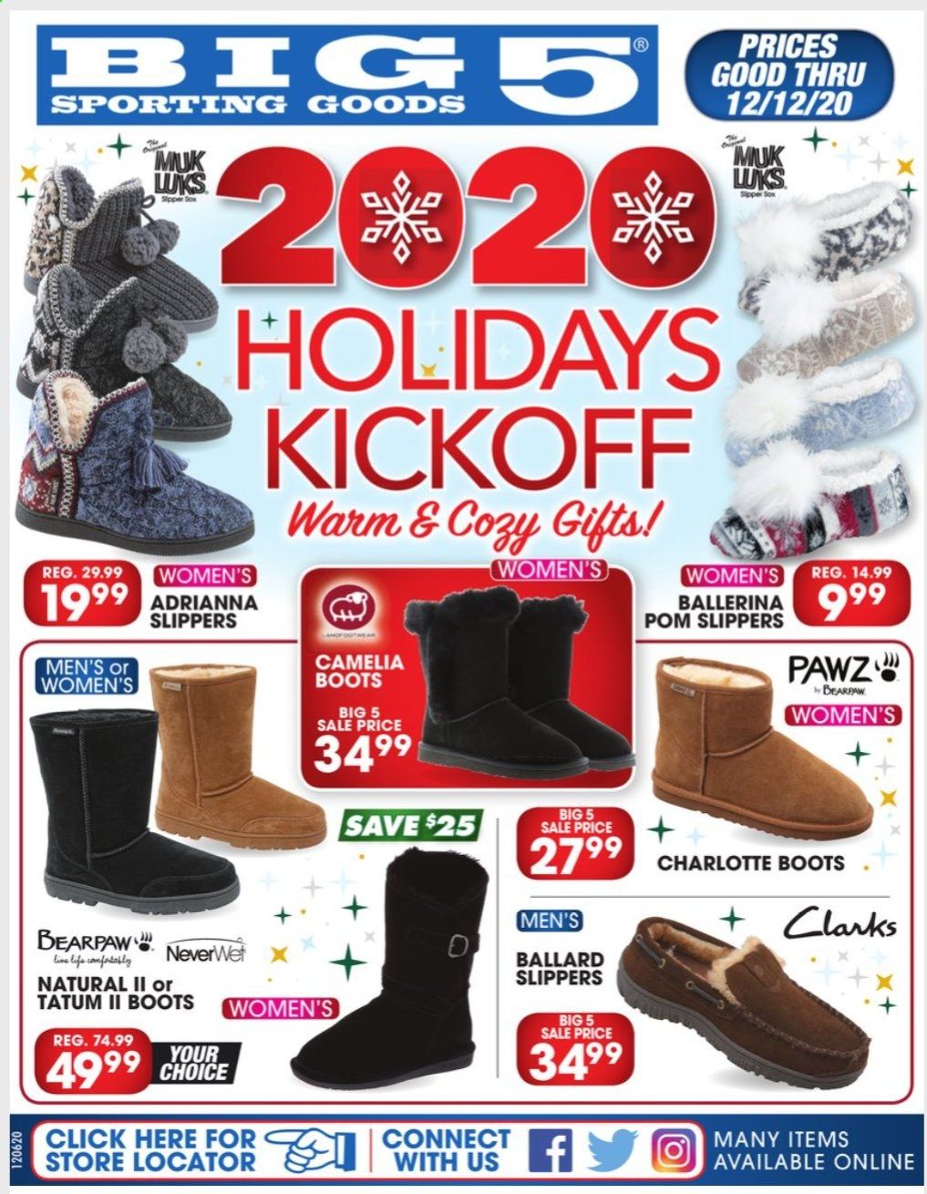 Big 5 Weekly Ad Flyer December 6 to December 12
