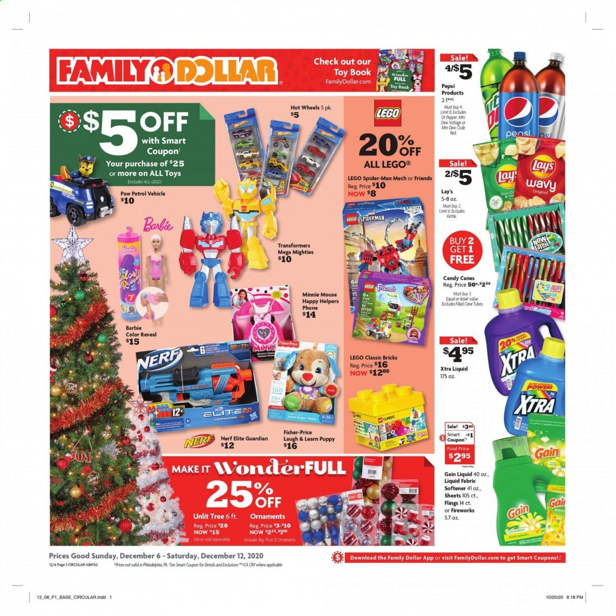 Family Dollar Weekly Ad Flyer December 6 to December 12