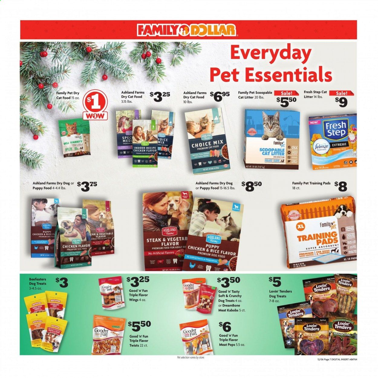 Family Dollar Weekly Ad Flyer December 6 to December 12