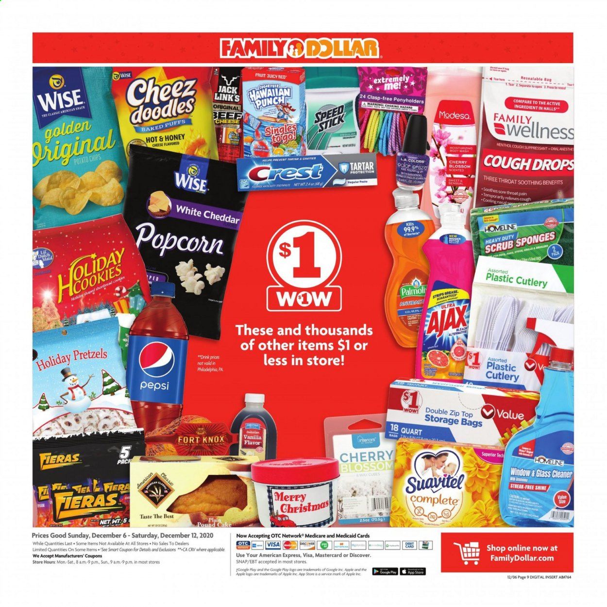 Family Dollar Weekly Ad Flyer December 6 to December 12