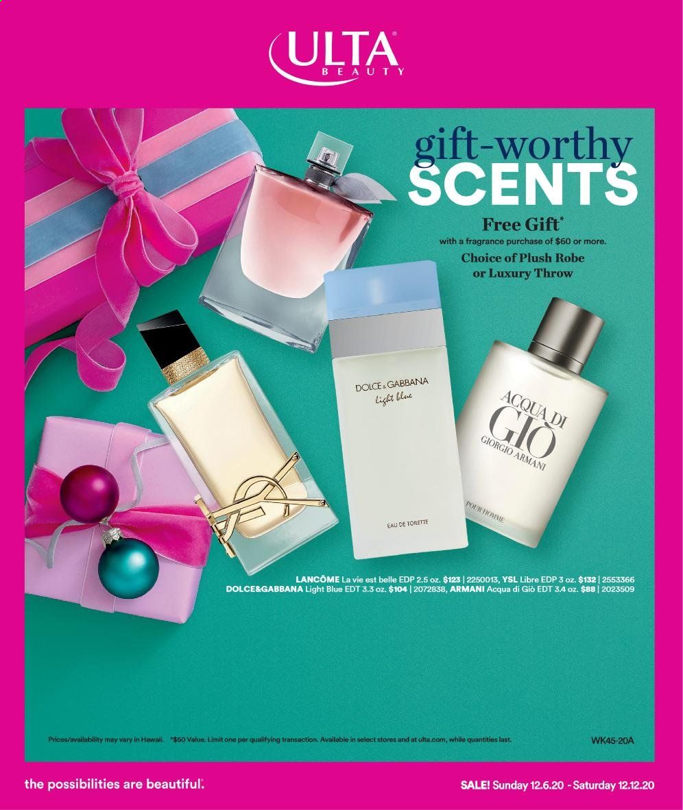 Ulta Beauty Weekly Ad Flyer December 6 to December 12
