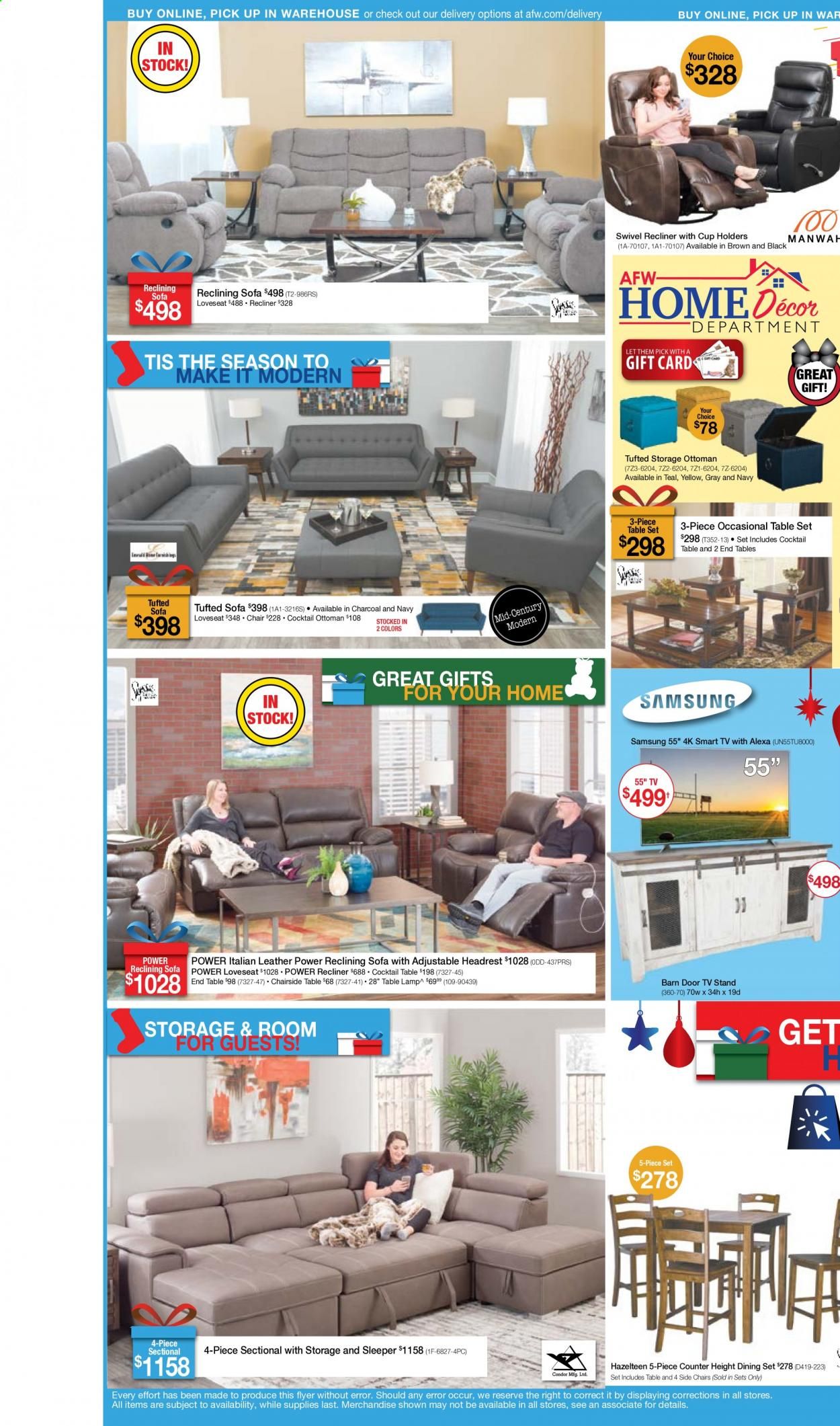 American Furniture Warehouse Weekly Ad Flyer December 6 to December 12