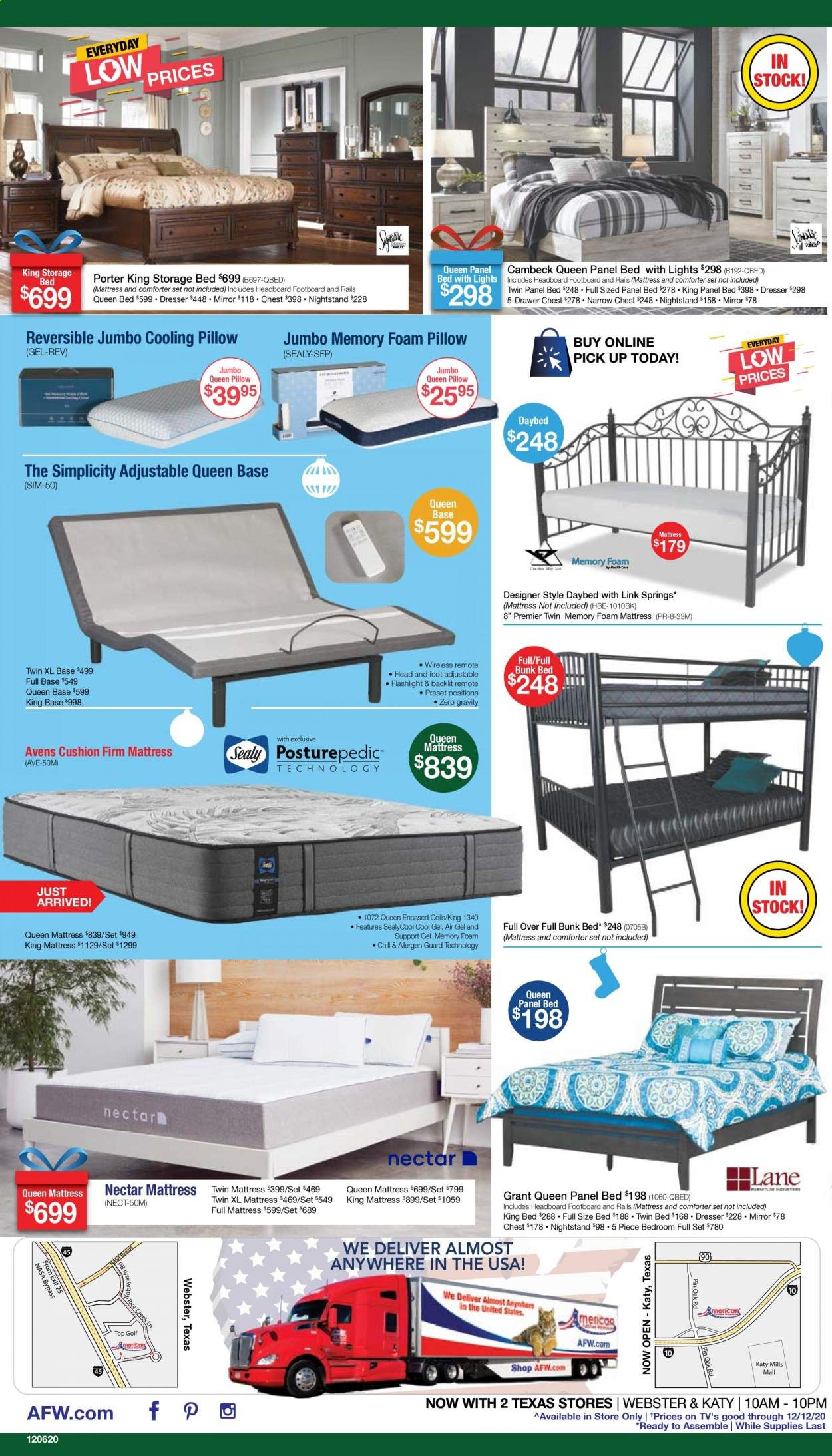 American Furniture Warehouse (TX) Weekly Ad Flyer December 6 to December 12