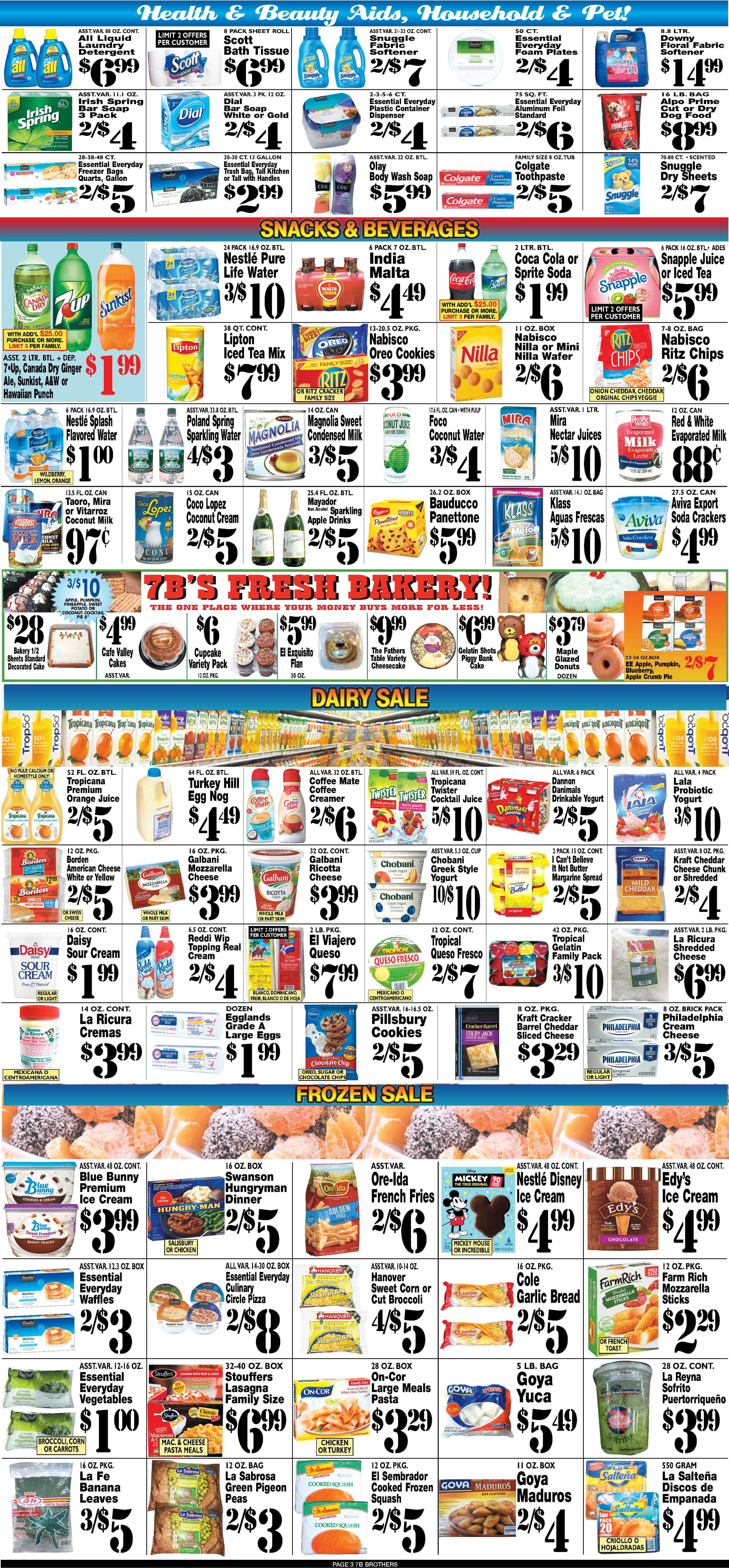 7 Brothers Supermarket Weekly Ad Flyer December 1 to December 14, 2020