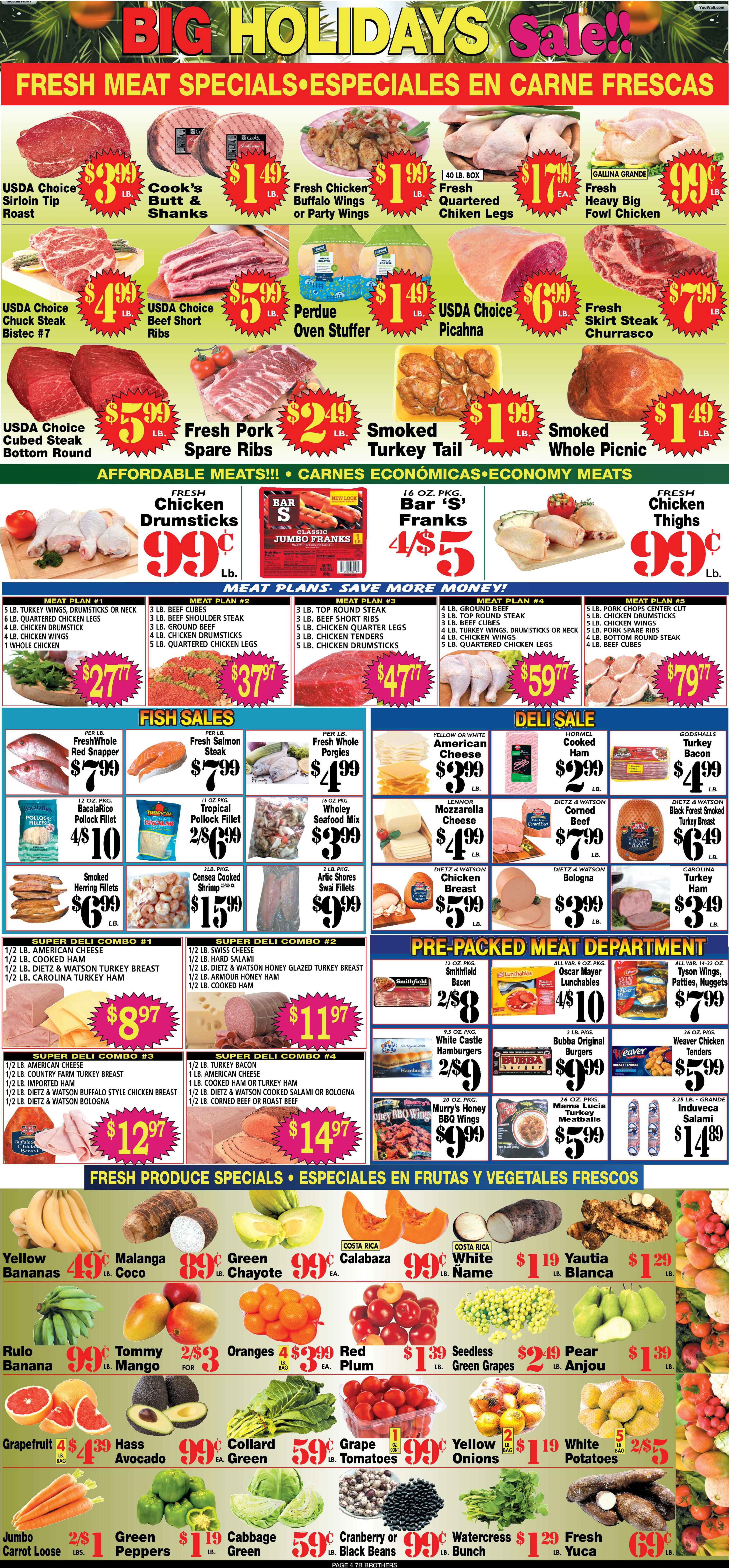 7 Brothers Supermarket Weekly Ad Flyer December 1 to December 14, 2020
