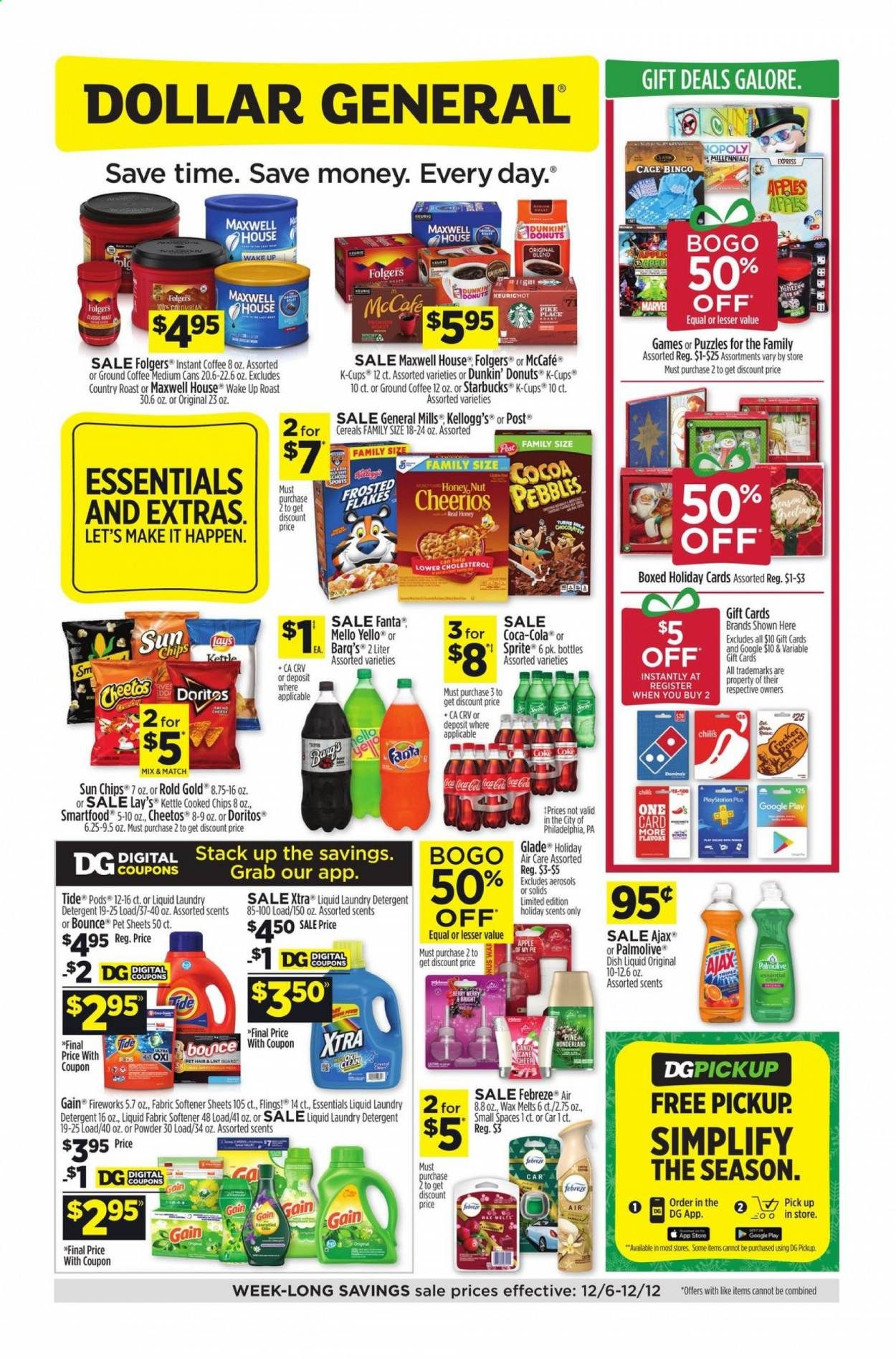 Dollar General Weekly Ad Flyer December 6 to December 12