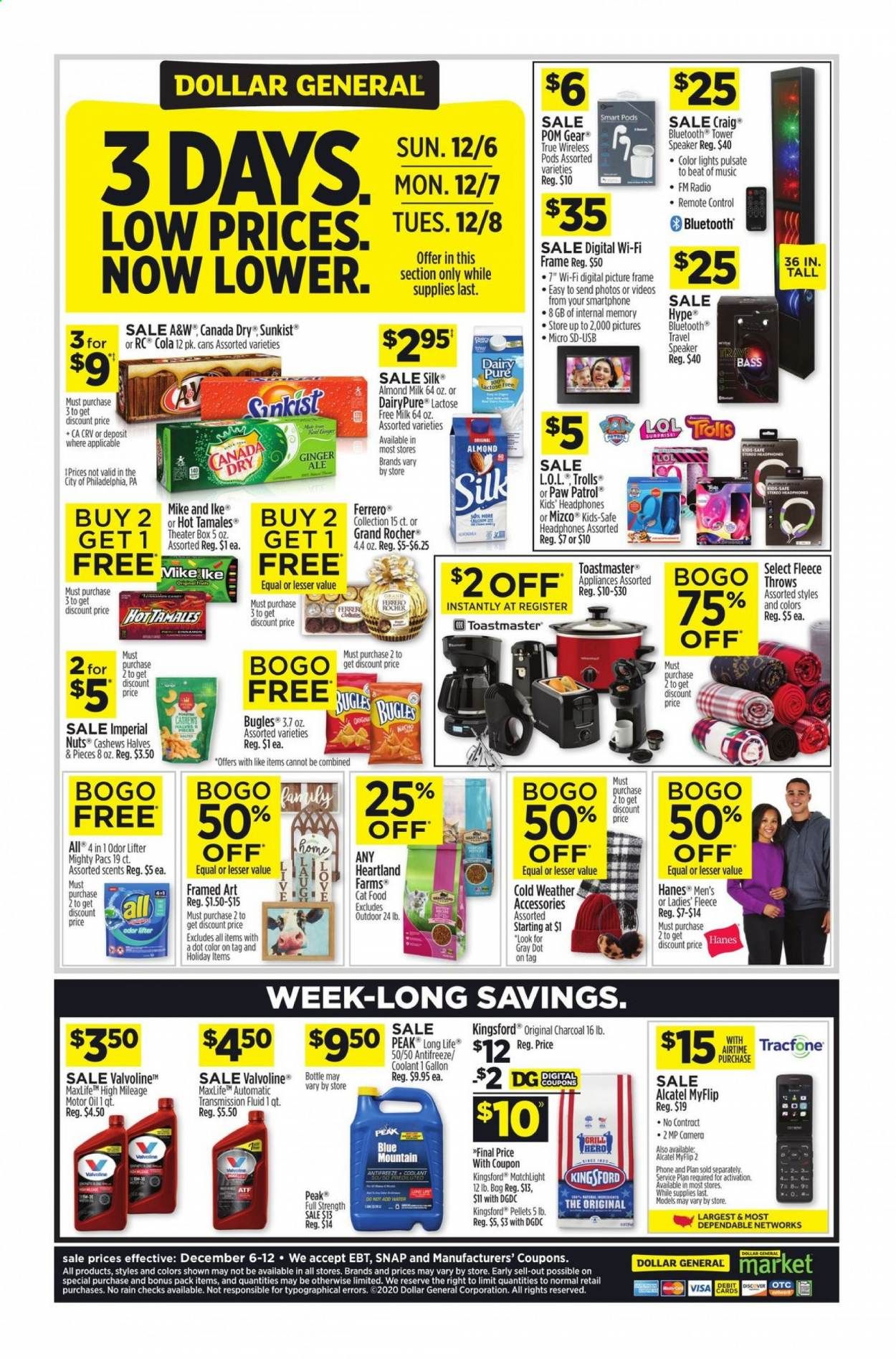 Dollar General (AL) Weekly Ad Flyer December 6 to December 12