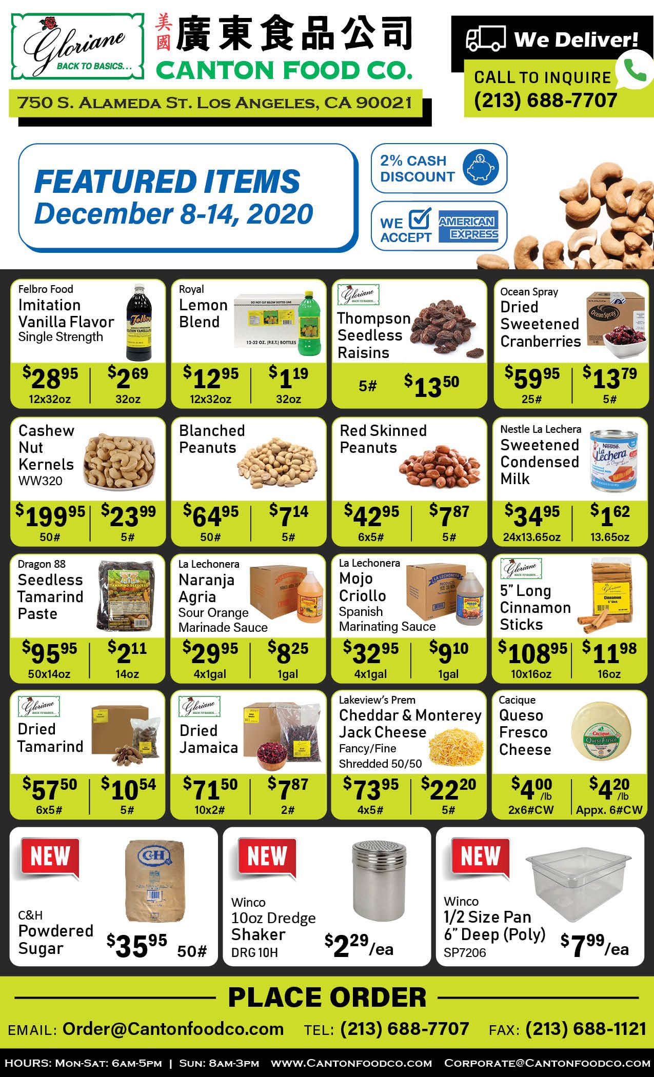 Canton Food Co Weekly Ad Flyer December 8 to December 14, 2020