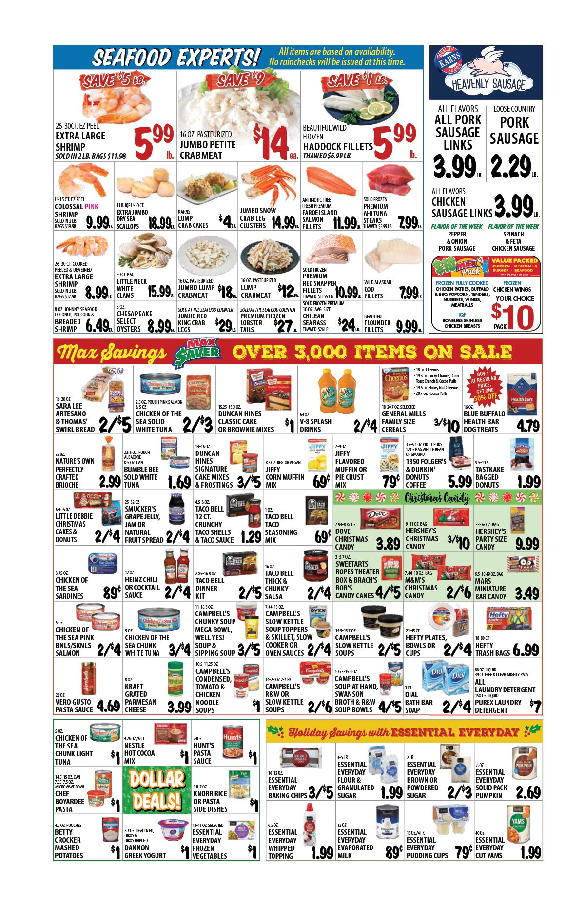 Karns Quality Foods Holiday Weekly Ad Flyer December 8 to December 14, 2020