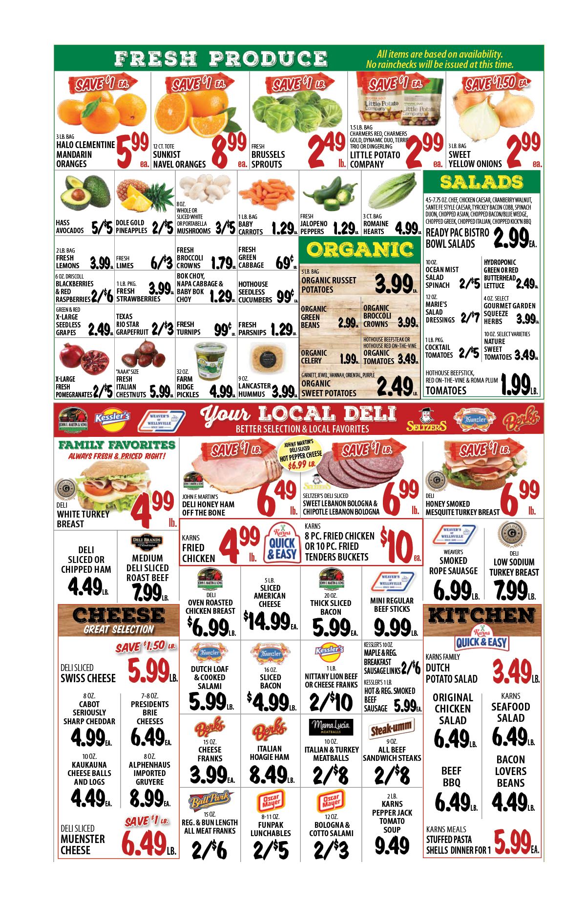 Karns Quality Foods Holiday Weekly Ad Flyer December 8 to December 14, 2020