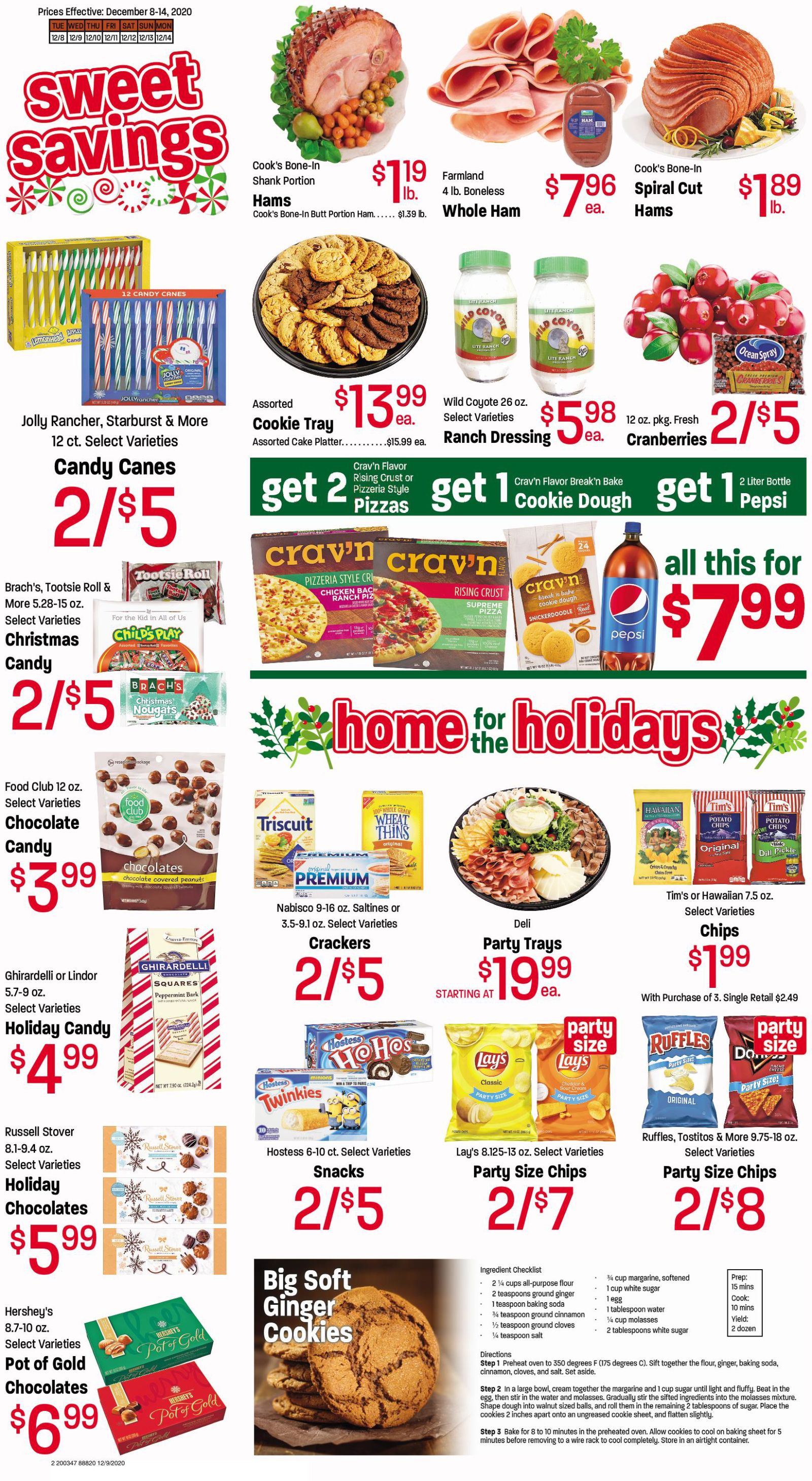 Ridley's Holiday Weekly Ad Flyer December 8 to December 14, 2020