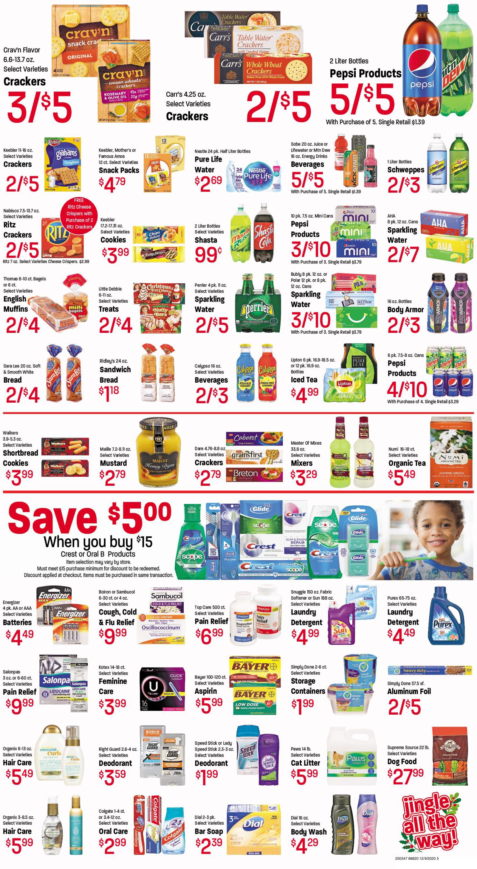 Ridley's Holiday Weekly Ad Flyer December 8 to December 14, 2020