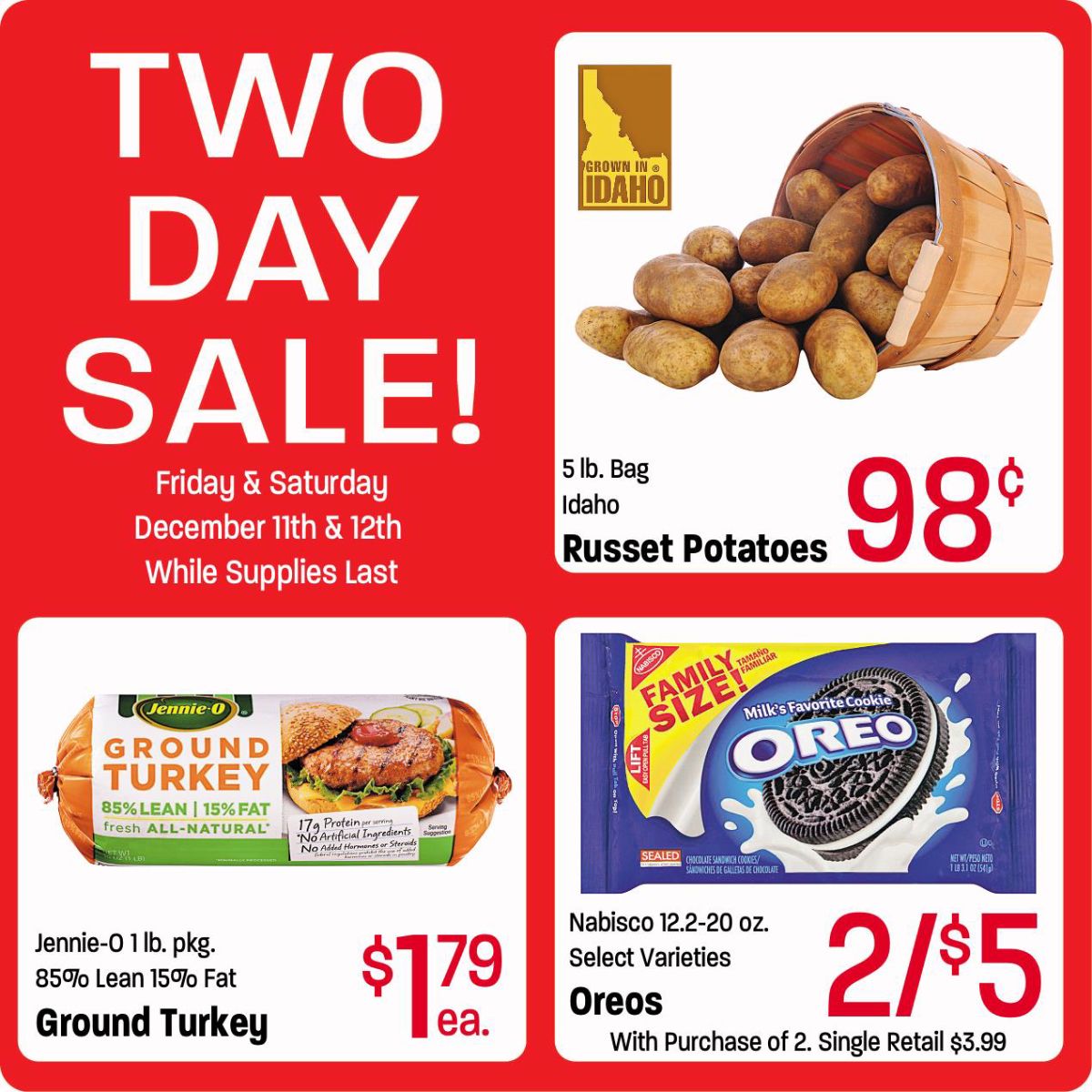 Ridley's Holiday Weekly Ad Flyer December 8 to December 14, 2020