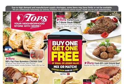 Tops Friendly Markets Holiday Weekly Ad Flyer December 6 to December 12, 2020