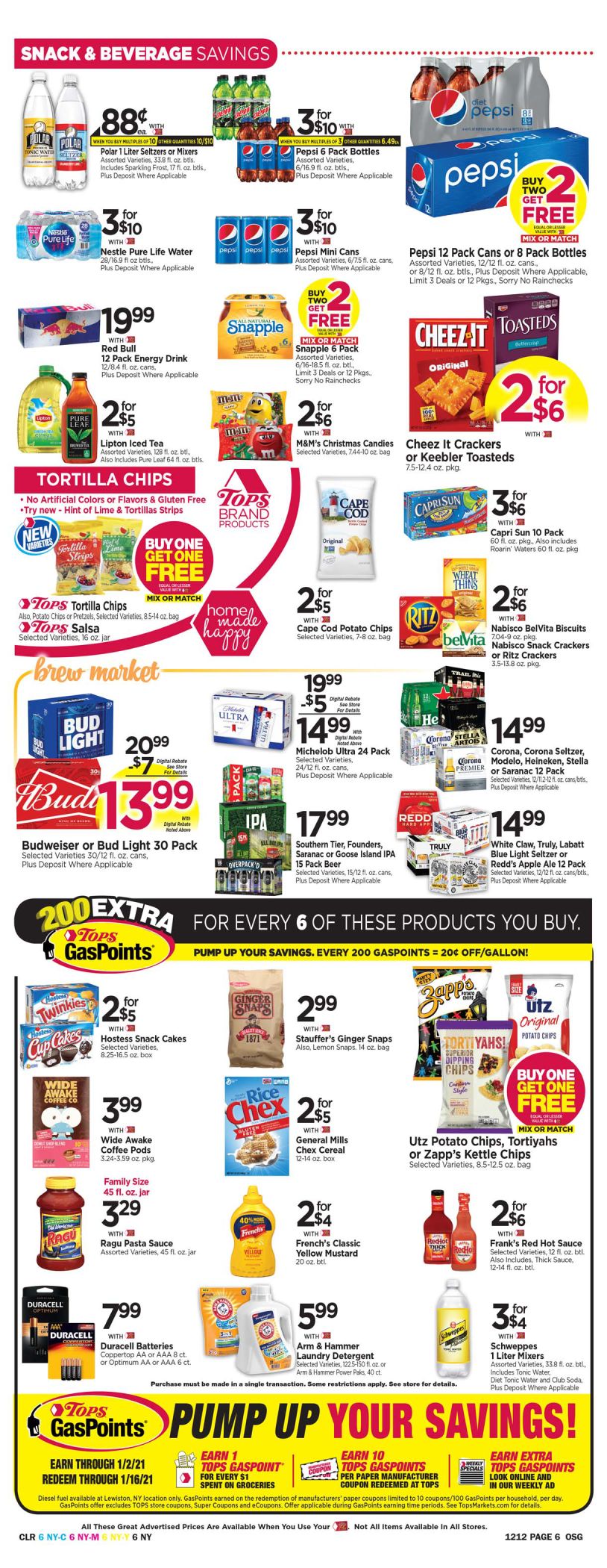 Tops Friendly Markets Holiday Weekly Ad Flyer December 6 to December 12, 2020