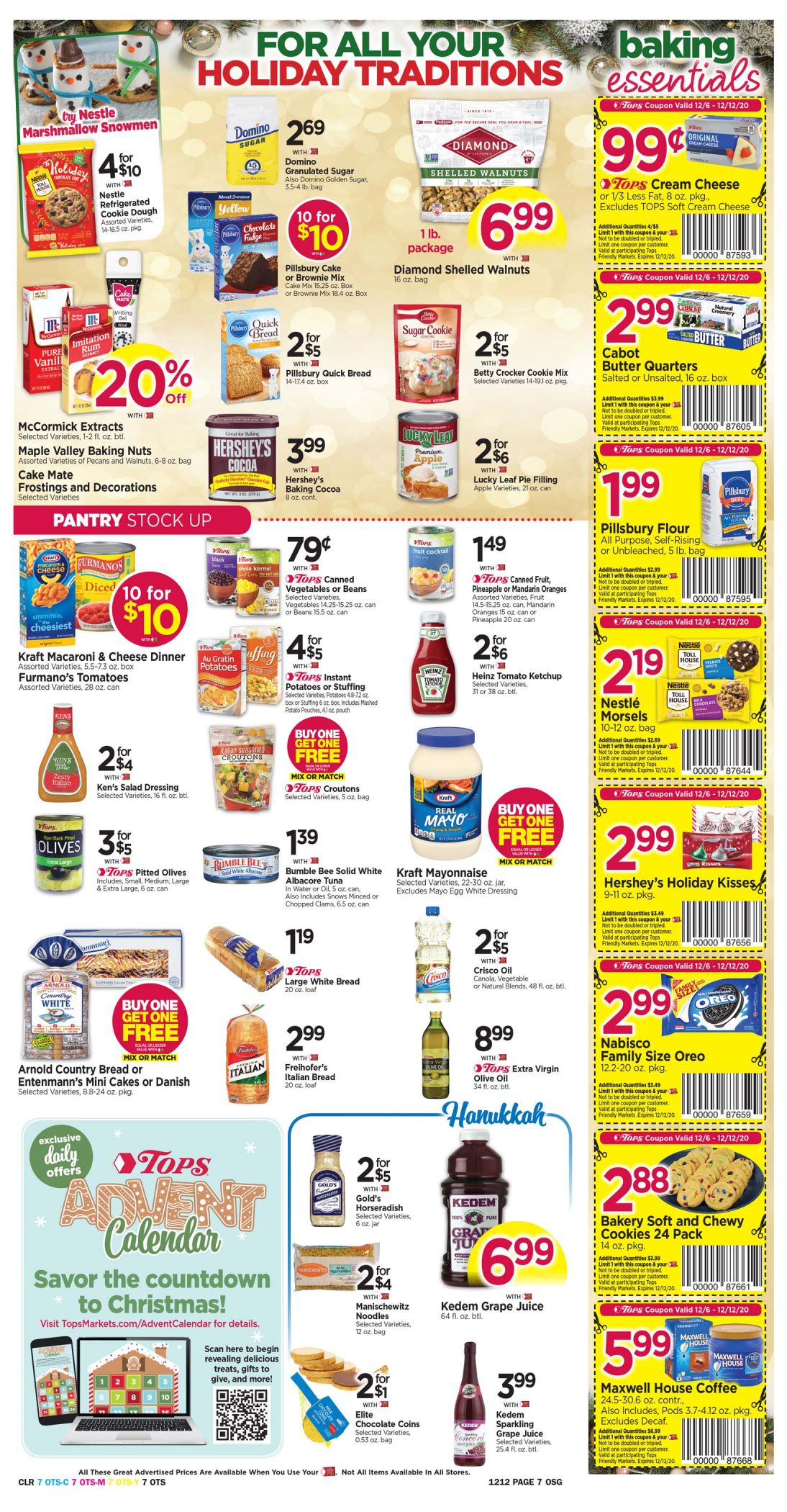 Tops Friendly Markets Holiday Weekly Ad Flyer December 6 to December 12, 2020